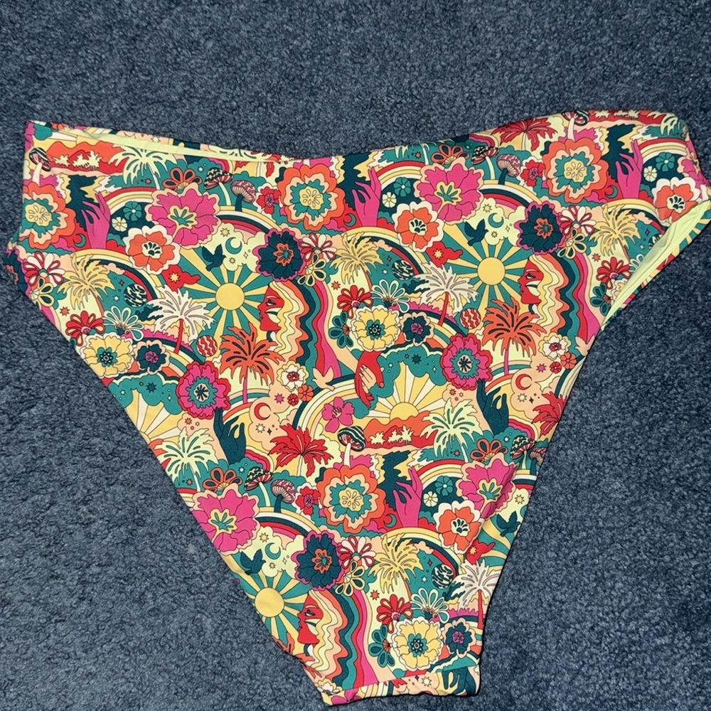 NWT Marine Layer Andie 90s High Waisted Bikini Bottom XL - Picture 5 of 7